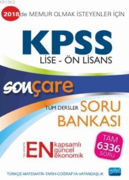 Sonçare KPSS Lise Ön Lisans Tüm Dersler Soru Bankası Kolektif
