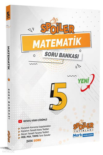 Spoiler 5. Sınıf Matematik Soru Bankası