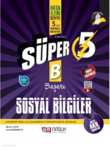 Süper 5 Sosyal Bilgiler Yeni Nesil Soru Kitabı