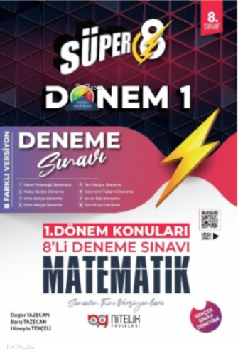Süper 8 Matematik 1.Dönem 8'li Deneme Sınavı