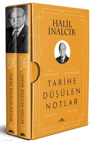 Tarihe Düşülen Notlar (2 Cilt - Kutulu);Konuşmalar ve Röportajlar Hali