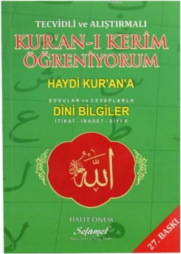 Tecvidli ve Alıştırmalı Kur'an-ı Kerim Öğreniyorum Halit Önem