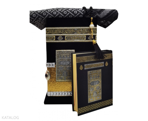 Tek Kademeli Kabe Maket Kuran-ı Kerim (Çanta Boy) (390Tgold) Kolektif
