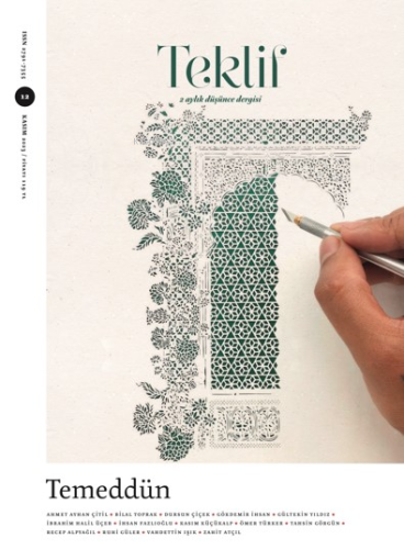 Teklif 12. Sayı;2 Aylık Düşünce Dergisi
