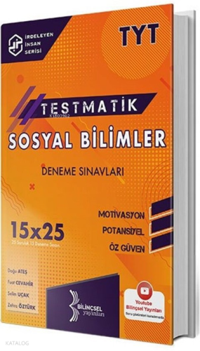 Testmatik Sosyal Bilimler Deneme Sınavları Bilinçsel Yayınları