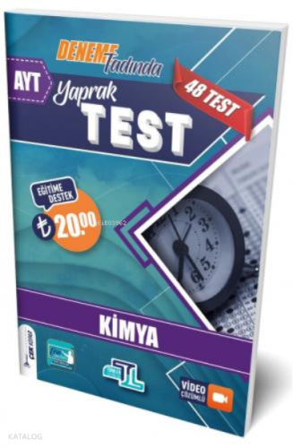 Tümler Yks Ayt Yaprak Test Kimya - 2023