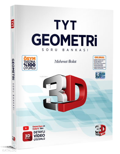TYT 3D Geometri Soru Bankası Mehmet Bolat