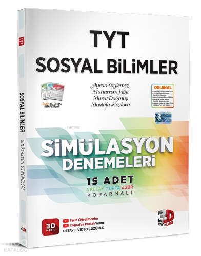 TYT 3D Simülasyon Sosyal Bilimler Denemeleri