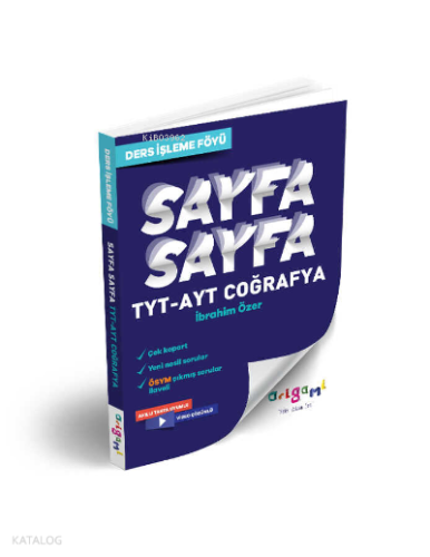 Tyt - Ayt Coğrafya Sayfa Sayfa Ders İşleme Föyü