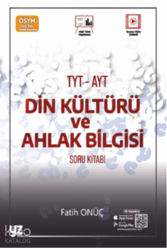 TYT - AYT Din Kültürü ve Ahlak Bilgisi Soru Kitabı Fatih Onüç
