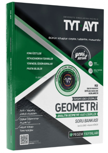 TYT-AYT Geometri Analitik Geometri-Katı Cisimler Soru Bankası
