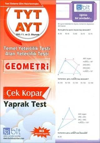 TYT AYT Geometri Yaprak Test
