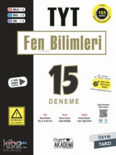 TYT Fen Bilimleri 15'li Deneme