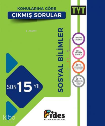 Tyt Sosyal Bilgiler Son 15 Yıl Konularına Göre Çıkmış Sorular Kolektif