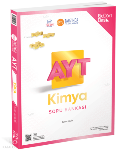 Üç Dört Beş Yayınları AYT Kimya Soru Bankası