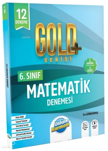 Ünlüler Karması 6. Sınıf Gold Matematik 12 Deneme