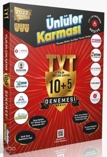 Ünlüler Karması Tyt Genel 10 + 5 Karma Deneme (Yeni)