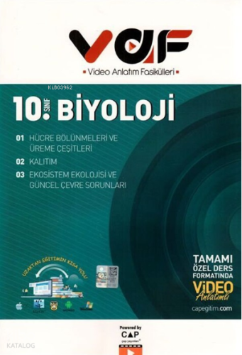 Vaf 10.Sınıf Biyoloji - 2021
