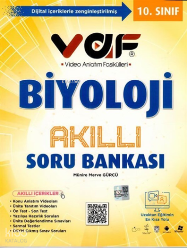 Vaf 10.Sınıf Soru Bankası Biyoloji - 2022