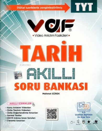 Vaf Tyt Soru Bankası Tarih - 2022