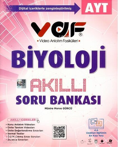 Vaf Yks Ayt Soru Bankası Biyoloji - 2022