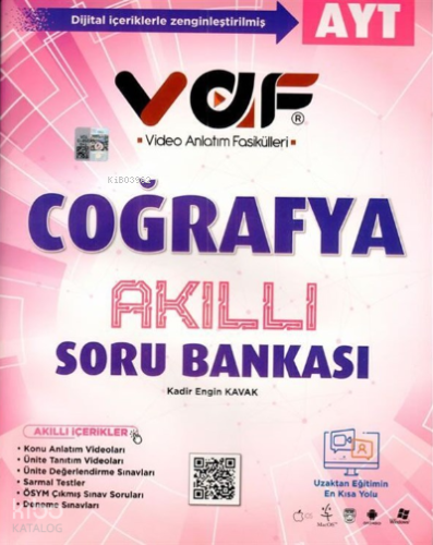 Vaf Yks Ayt Soru Bankası Coğrafya - 2022