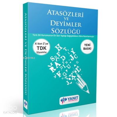 Yanıt Yayınları  ATASÖZLERİ VE DEYİMLER SÖZLÜĞÜ - YENİ