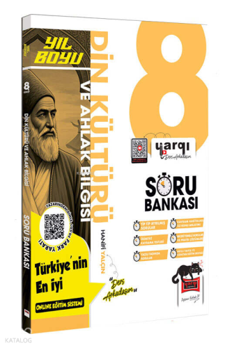 Yargı Ders Arkadaşım 8. Sınıf LGS Din Kültürü ve Ahlak Bilgisi Yıl Boyu Soru Bankası