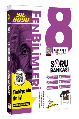 Yargı Ders Arkadaşım 8. Sınıf LGS Fen Bilimleri Yıl Boyu Soru Bankası