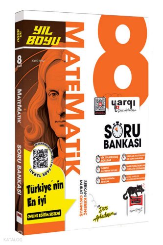 Yargı Ders Arkadaşım 8. Sınıf LGS Matematik Yıl Boyu Soru Bankası