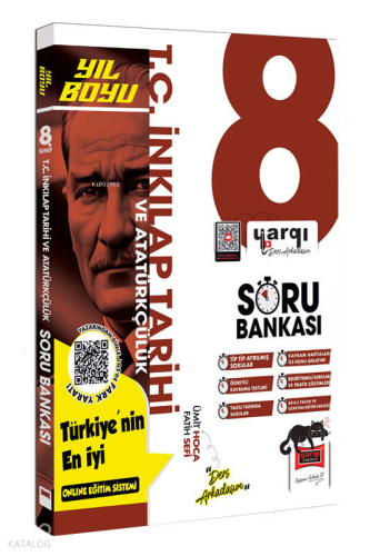 Yargı Ders Arkadaşım 8. Sınıf LGS TC İnkılap Tarihi ve Atatürkçülük Yıl Boyu Soru Bankası