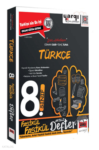 Yargı Ders Arkadaşım 8.Sınıf Türkçe Fasikül Fasikül Akıllı Defter