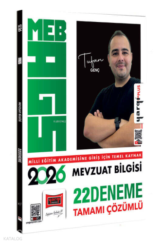 Yargı Yayınları 2026 MEB-AGS Mevzuat Bilgisi Tamamı Çözümlü 22 Deneme