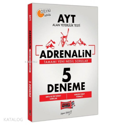 Yargı Yayınları AYT Adrenalin 5 Deneme Sınavı