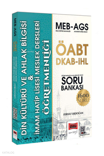 Yargı Yayınları MEB-AGS ÖABT DKAB-İHL Din Kültürü ve Ahlak Bilgisi Öğretmenliği Soru Bankası