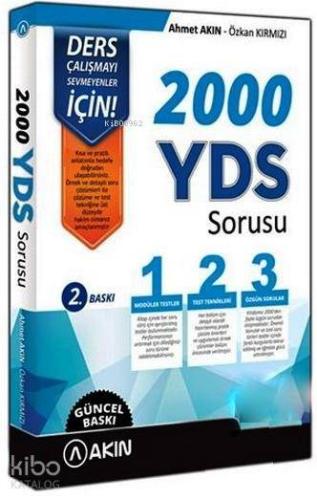 YDS 2000 Sorusu Soru Bankası 2014; Ders Çalışmayı Sevmeyenler İçin