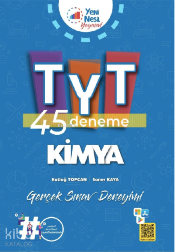 Yeni Nesil Yayınları TYT Kimya 45 Deneme Sınavı