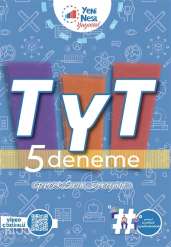 Yeni Nesil Yayınları YKS TYT  5 Deneme Sınavı Video Çözümlü