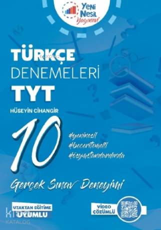 Yeni Nesil Yayınları YKS TYT Türkçe 10 Deneme Sınavı Video