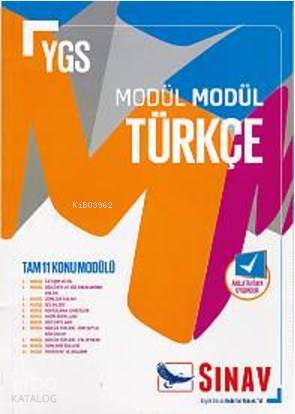 YGS Modül Modül Türkçe