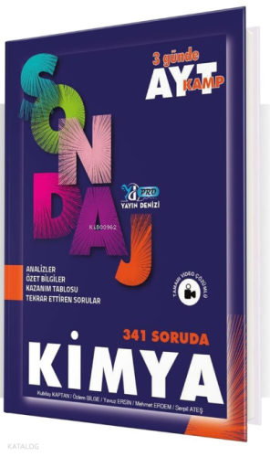 Yks Ayt Pro Sondaj Kamp Kimya - 2022