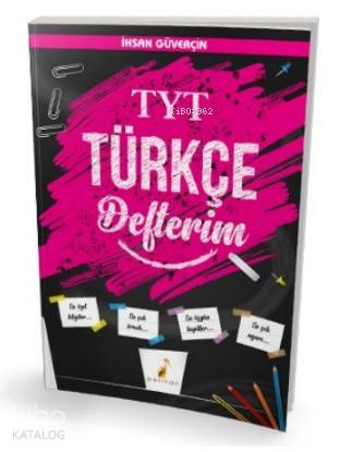 YKS TYT Türkçe Defterim İhsan Güverçin